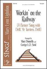 Workin' on the Railway Two-Part choral sheet music cover